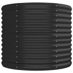 vidaXL Strat înălțat grădină 296x80x68 cm oțel vopsit electrostatic vidaXL Strat înălțat grădină 296x80x68 cm oțel vopsit electrostatic
