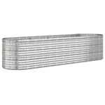 vidaXL Strat înălțat grădină 296x80x68 cm oțel vopsit electrostatic