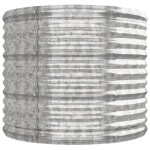 vidaXL Strat înălțat grădină 296x80x68 cm oțel vopsit electrostatic