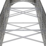 vidaXL Strat înălțat grădină 296x80x68 cm oțel vopsit electrostatic