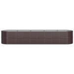 vidaXL Strat înălțat grădină 368x80x68 cm oțel vopsit electrostatic