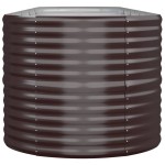 vidaXL Strat înălțat grădină 368x80x68 cm oțel vopsit electrostatic