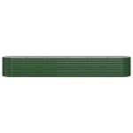 vidaXL Strat înălțat grădină 440x80x68 cm oțel vopsit electrostatic vidaXL Strat înălțat grădină 440x80x68 cm oțel vopsit electrostatic
