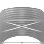 vidaXL Strat înălțat grădină 440x80x68 cm oțel vopsit electrostatic vidaXL Strat înălțat grădină 440x80x68 cm oțel vopsit electrostatic