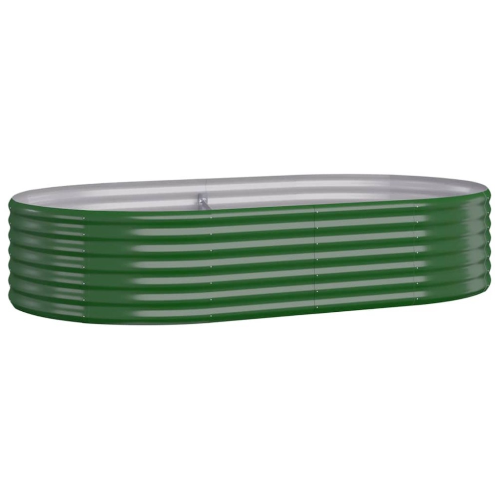vidaXL Strat înălțat grădină 175x100x36 cm oțel galvanizat