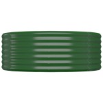 vidaXL Strat înălțat grădină 175x100x36 cm oțel galvanizat