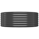vidaXL Strat înălțat grădină 175x100x36 cm oțel galvanizat vidaXL Strat înălțat grădină 175x100x36 cm oțel galvanizat