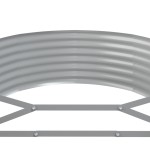 vidaXL Strat înălțat grădină 175x100x36 cm oțel galvanizat