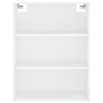 vidaXL Dulap înalt, alb, 69,5x34x180 cm, lemn compozit