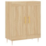 vidaXL Dulap înalt, stejar sonoma, 69,5x34x180 cm, lemn compozit