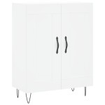 vidaXL Dulap înalt, alb, 69,5x34x180 cm, lemn compozit