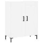 vidaXL Dulap înalt, alb, 69,5x34x180 cm, lemn compozit