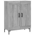vidaXL Dulap înalt, gri sonoma, 69,5x34x180 cm, lemn compozit
