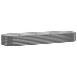 vidaXL Strat înălțat grădină 322x100x36 cm oțel vopsit electrostatic