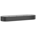 vidaXL Strat înălțat grădină 322x100x36 cm oțel vopsit electrostatic
