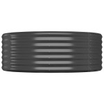 vidaXL Strat înălțat grădină 322x100x36 cm oțel vopsit electrostatic