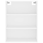 vidaXL Dulap înalt, alb, 69,5x34x180 cm, lemn compozit