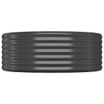vidaXL Strat înălțat grădină 396x100x36 cm oțel vopsit electrostatic