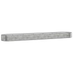 vidaXL Strat înălțat grădină 507x100x36 cm oțel galvanizat