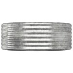 vidaXL Strat înălțat grădină 507x100x36 cm oțel galvanizat
