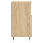 vidaXL Servante, 3 piese, stejar sonoma, lemn prelucrat