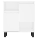 vidaXL Servante, 3 piese, alb, lemn prelucrat vidaXL Servante, 3 piese, alb, lemn prelucrat