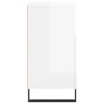 vidaXL Servante, 3 piese, alb extralucios, lemn prelucrat vidaXL Servante, 3 piese, alb extralucios, lemn prelucrat