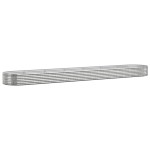 vidaXL Strat înălțat grădină 544x100x36 cm oțel vopsit electrostatic