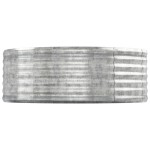 vidaXL Strat înălțat grădină 544x100x36 cm oțel vopsit electrostatic