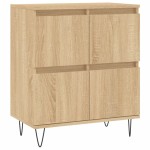 vidaXL Servante, 2 piese, stejar sonoma, lemn prelucrat vidaXL Servante, 2 piese, stejar sonoma, lemn prelucrat