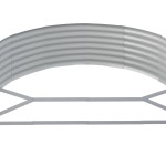 vidaXL Strat înălțat grădină 214x140x36 cm oțel galvanizat