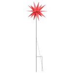 vidaXL Lumini de Crăciun cu LED/țăruș, 3 buc., roșu, 57 cm, pliabil vidaXL Lumini de Crăciun cu LED/țăruș, 3 buc., roșu, 57 cm, pliabil