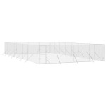 vidaXL Padoc de exterior pentru câini argintiu 8x16x2m oțel galvanizat vidaXL Padoc de exterior pentru câini argintiu 8x16x2m oțel galvanizat