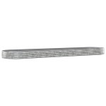 vidaXL Strat înălțat grădină 600x140x36 cm oțel galvanizat