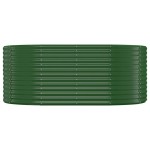 vidaXL Strat înălțat grădină 175x100x68 cm oțel galvanizat