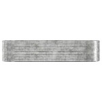 vidaXL Strat înălțat grădină 322x100x68 cm oțel galvanizat