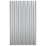 vidaXL Panouri de acoperiș, 12 buc., oțel galvanizat, argintiu, 60x36 cm