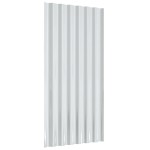 vidaXL Panouri acoperiș 12 buc. gri 80x36 cm oțel galvanizat