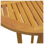 vidaXL Masă de bar pliabilă, 90x65x105 cm, lemn masiv de tec