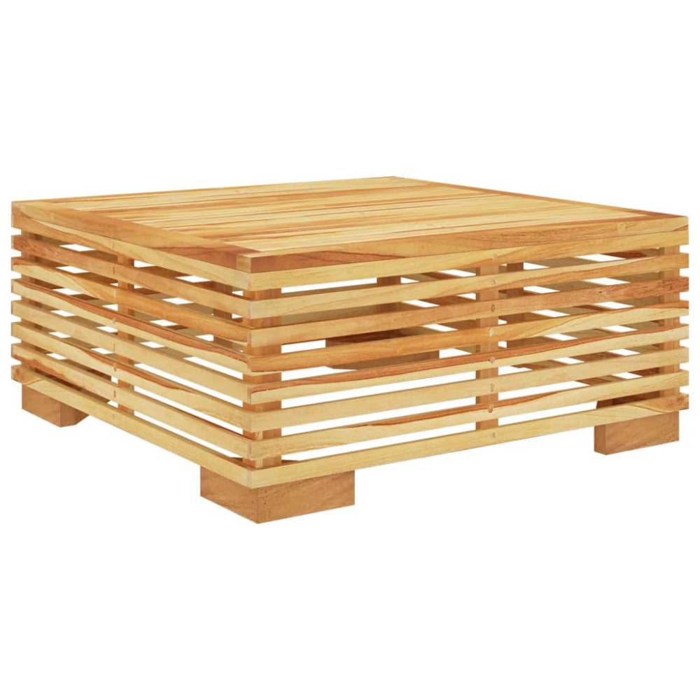 vidaXL Măsuță de cafea de grădină, 69,5x69,5x31 cm, lemn masiv de tec