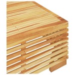 vidaXL Măsuță de cafea de grădină, 69,5x69,5x31 cm, lemn masiv de tec vidaXL Măsuță de cafea de grădină, 69,5x69,5x31 cm, lemn masiv de tec