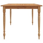 vidaXL Masa Batavia, 150x90x75 cm, lemn masiv de tec vidaXL Masa Batavia, 150x90x75 cm, lemn masiv de tec