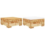 vidaXL Set mobilier de grădină, 2 piese, lemn masiv de tec vidaXL Set mobilier de grădină, 2 piese, lemn masiv de tec