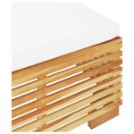vidaXL Set mobilier de grădină, 2 piese, lemn masiv de tec vidaXL Set mobilier de grădină, 2 piese, lemn masiv de tec