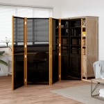 vidaXL Paravan de cameră cu 4 panouri, negru, 280x180 cm vidaXL Paravan de cameră cu 4 panouri, negru, 280x180 cm