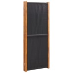 vidaXL Paravan de cameră cu 5 panouri, negru, 350x180 cm vidaXL Paravan de cameră cu 5 panouri, negru, 350x180 cm