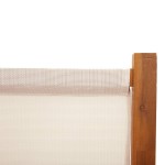 vidaXL Paravan de cameră cu 4 panouri, alb crem, 280x180 cm vidaXL Paravan de cameră cu 4 panouri, alb crem, 280x180 cm