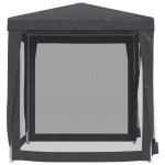 vidaXL Cort de petrecere cu 4 pereți din plasă, antracit, 2x2 m, HDPE vidaXL Cort de petrecere cu 4 pereți din plasă, antracit, 2x2 m, HDPE