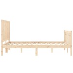 vidaXL Cadru de pat fără saltea, 140x190 cm, lemn masiv de pin vidaXL Cadru de pat fără saltea, 140x190 cm, lemn masiv de pin