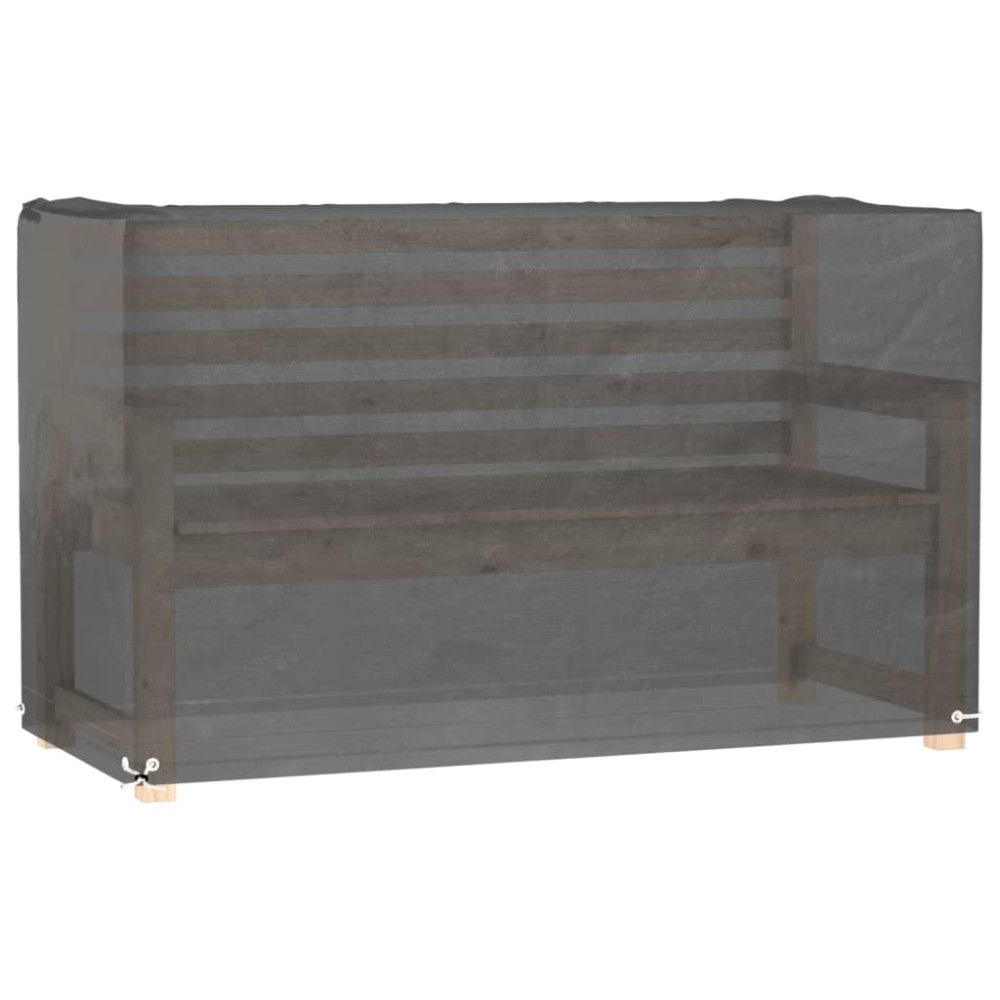 vidaXL Husă mobilier de grădină, 8 ocheți 125x55x75 cm dreptunghiulară